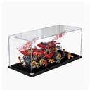 Acrylic Transparent Display Case for Lego 70677 Chariots Model Dustproof Transparent Display Case Showcase 244 118 118 inches Display Case Only 2mm