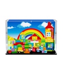 Acrylic Display Case for Lego 10935 Alphabet Towns Model Dustproof Display Box Storage BoxTransparent Box Display Box Compatible with Lego 10935