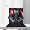 Dustproof Acrylic Clear Display Box Compatible with Lego Black Panther Bust 76215 Display BoxDustproof Box Storage BoxDisplay Box Only Display Box