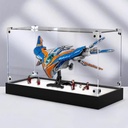 Transparent Acrylic Display Casefor Lego 76286 Escorting Guard Model Clear BoxStorage BoxDisplay BoxCompatible with 76286 Model Display Box only Frosted Black