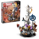 LEGO Marvel Endgame Final Battle Avengers Model for Build and Display Collectible Marvel Playset with 6 Minifigures Including Captain Marvel Shuri and Wanda Maximoff Marvel Fan Gift Idea 76266