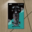 Figures Display Wall Mount for LEGO for 42171 Mercds F1 W14 E Model Wall Mounting Bracket Decoration No Model B