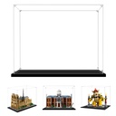 LILIKAKA Acrylic Display Case for Lego 76294 XMansion 71411 Mighty Bowser or 21061 NotreDame de Paris 1771x1181x1377inch 45x30x35cm Protect Your Collectibles from Dust with a Clear Showcase