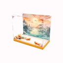 BoHeart Acrylic Display Case for LEGO 80112 Lunar Year Dragon Dustproof Display Box Size 42 x 22 x 32 cm Model Not Included