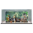 This Acrylic Display Box is Suitable for Lego 77015 Jones Golden Statue Ancient Temple dustproof Display Box Model Display Gift Clear Box Model not Included Spray Chart on Back