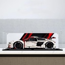 Transparent Acrylic Display Casefor Lego 99300 Racing Model Clear BoxStorage BoxDisplay BoxCompatible with 99300 Model Display Box only Black Base