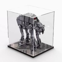 CHIFENMS Acrylic Display Box for Lego 75189 Walking Mecha Clear Dustproof Display Box Box Only Lego Set Not Included Black Base
