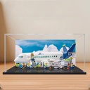 Clear Acrylic Display Case for Lego 60367 Passenger Airplane Display Box Storage Box for Case Only