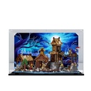 Acrylic Display Case for Lego 21343 Viking Village Model Dustproof Display Box Storage BoxTransparent Box Display Box Compatible with Lego 21343Only Case No Model