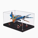 Transparent Acrylic Display Box Compatible with Lego 76286 Model Dustproof Thick Base Home Storage Box Collectible Display Box Gift Box Only 2mm