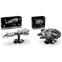 LEGO Star Wars Tantive IV Set Collectible 25th Anniversary Starship Model Kit Star Wars Millenium Falcon 25th Anniversary Set for Adults Collectible A Hope Starship Vehicle Model Kit