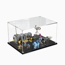 Transparent acrylic display box for Lego 75573 transport aircraft model collection dustproof display box display box only 3mm