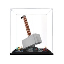 Display Case for Lego 76209 Super Heroes Thors Hammer Dustproof UVProtected Custom Fit Showcase Gifts for Lego Lovers Transparent 3mm