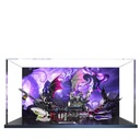 Acrylic Display Case for Lego 71469 Nightmare Shark Ship Building SetClear Display Case DustProof Display Case Compatible with Lego 71469Only Display Case Background