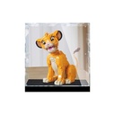 Transparent Acrylic Display Casefor Lego 43247 Lion Model Clear BoxStorage BoxDisplay BoxCompatible with 43247 Model Display Box only Woodgrain Raised Base