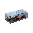 FEIFANBOYANG Acrylic Display case for Lego 42141 Racecars Model Dustproof Transparent collections Display Case display box only Black base