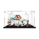 Acrylic Transparent Display Case for Lego 71786 Cold Ice Divine Dragon Dustproof Transparent Display Case Showcase 19619698 inches Display Case Only 3mm
