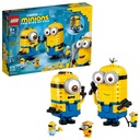 LEGO Minions BrickBuilt Minions and Their Lair 75551 Building Kit for Kids Great Birthday Present for Kids Who Love Minion Toys and Kevin Bob and Stuart Minion Characters 2020 876 Pieces