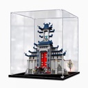 Clear Acrylic Display Box Compatible with Lego 70617 Temple of Weapons Model Dustproof Display Gifts Protect Decorations Collectibles Storage Organizer Box Only 3mm