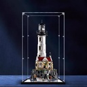 Acrylic Display Case Compatible with Lego 21335 Ideas Series Motorized Lighthouse Model Set Dustproof Transparent Display Case Storage Box Display Case Only Mirror 3mm