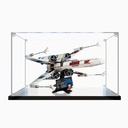 Acrylic Display Box for Lego 75355 Starfighter Transparent Dustproof Display Box Compatible with Lego 75355 kit Model not Included Mirror Base 3mm