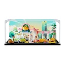Figures Display Box for LEGO 41729 for Friends Heartlake Downtown Diner Acrylic Dustproof Transparent Custom Display Case No Model background A