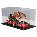CHIFENMS Acrylic Display Box for Lego 71797 Crazy Racing Clear Dustproof Display Box Box Only Lego Set Not Included 2mm