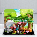 CHIFENMS Acrylic Clear Display Case for Lego 10974 Asian Wildlife Display BoxBuilding Block Collectibles Transparent Dustproof Showcase Storage Box Display Box Stand for Only Case 3mm
