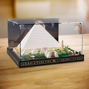 Acrylic Display Case Is Compatible with Lego Great Pyramid of Giza 21058 Model Collectibles Dustproof Clear Display Box only Storage Box 3mm background A