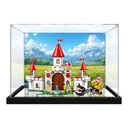 Acrylic Display Case Box Suitable for Lego 71435 duel at Biji CastleDisplay box Used for Model display dustproof collectible Storage Model not included 3mm background