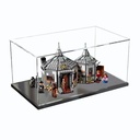 Figures Display Box for LEGO 75947 Hagridds Hhut Buckbaaks Rescuue Acrylic Dustproof Transparent Custom Display Case No Model mortise tenonblack