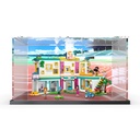Figures Display Box for LEGO 41731 Friends Heartlake School Acrylic Dustproof Transparent Display Case No Model background