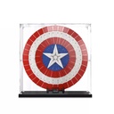 Acrylic Display Case for Lego Marvel Captain Americas Shield 76262ShowcaseProtect Decorate Model with Dustproof StorageGifts 2mm Transparent