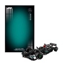 HCAEIOFJ Clear Acrylic Display Wallboard for Lego Technic 42171 Applicable for MercedesAMG F1 W14 E Performance Lego Car Decorative Wall Mount Wallboard OnlyDesign B