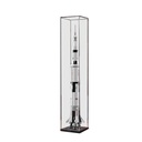 HCAEIOFJ Clear Acrylic Display Case for Lego Ideas 21309 Applicable for Nasa Apollo Saturn V Set Display Box GiftDisplay Case Only Black Bottom 2