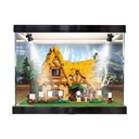 HCAEIOFJ Clear Acrylic Display Case for Lego 43242 Applicable for Snow White and the Seven Dwarfs Cottage Designed Display Box GiftDisplay Case Only BackgroundTop Light