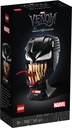 LEGO 76187 Marvel SpiderMan Venom Mask Set Collectible Model Kit for Adults to Build Home Décor Creative Activity Avengers Gift Idea for Men Women Husband Wife Him or Her