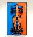 iCUANUTY Wall Sign Display for LEGO 42141 F1 Technic McLaren Formula 1 Racing Car Adults Decorative Paintings Wall Sign for LEGO Model Car Gifts for LEGO Lovers 75 x 45 cm
