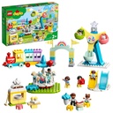 LEGO 10956 DUPLO Amusement Park Fairground with Train Carousel Ferris Wheel Building Toy 2 Years Old