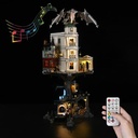 Kyglaring LED Lighting Kit No Model Compatible with Lego76417 Harry Potter Gringotts Wizard Bench Building Blocks Model Set Only Leds No Brick Set RC Sound Version