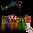 BoHeart LED Light Kit for LEGO 75978 for Diagon Alley model Compatible with Lego 75978 Model Kit Not Included Remote Control with Sounds Version