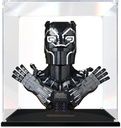 Acrylic Display Case for Lego 76215 Black Panther Bust Transparent Dustproof Display Box Without Building Block Model3mm
