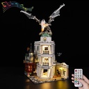 BoHeart LED Light Kit for LEGO 76417 Gringotts Wizarding Bank Compatible with LEGO 76417 Model Excludes Model Kit Rc With Sounds