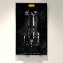 ICUANUTY Lego DC Super Heroes 1989 Batmobile 76139 Wall Mount for Lego Model Car Size 75 x 45 cm for Lego Models Not Included