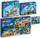 Lego City Set of 4 60362 Car Wash 60363 Ice Cream Shop 60364 Skater Park 30638 Police Bicycle Training