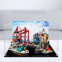 Acrylic Display Box Compatible with Lego 60422 Harbour and Cargo Ships Clear Boxes for Displaying Collectibles Dustproof Display Boxes Box Only StyleA 3m