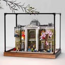 Acrylic Display Box for Lego 10326 Natural History Museum Transparent Dustproof Display Box Compatible with Lego 10326 Construction kit Model not Included Wooden Base